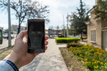 Using AI bot on a smartphone