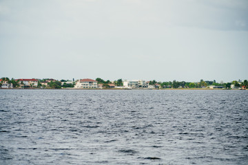 Fototapeta na wymiar the peace river at Punta Gorda and Port Charlotte