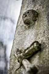 skull on cross