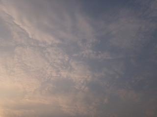 sky in the evening, sunset