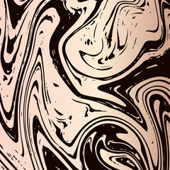 Marble Texture Vector Pink Liquid Paint Background. Fluid Paint Suminagashi Modern Pattern for Ice Cream, Cosmetics Ads, Stone Granite Design. Hipster Stone Marble Texture, Cool Neon Painting Splashes