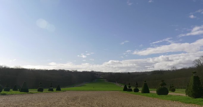 Plaine des quatres statues du domaine de Sceaux