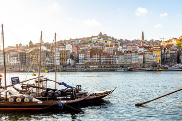 Fototapeta premium boat in oporto