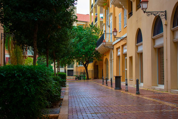 Beirut Saifi district on a rainy day