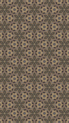 Seamless Pattern. Triangle shapes. White Star Light.  Textile, Brown, Wooden, Turkish Tiles.