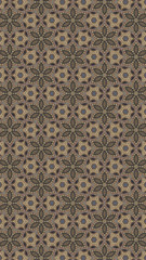 Seamless Pattern. Triangle shapes. White Star Light.  Textile, Brown, Wooden, Turkish Tiles.