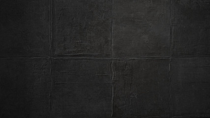 Fototapeta premium black gray stone concrete cubes texture background anthracite