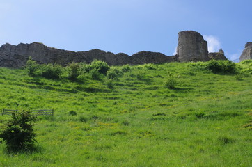 Fototapeta na wymiar Corfe Castle