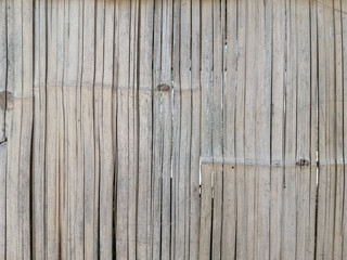 texture of old bamboo wall background.