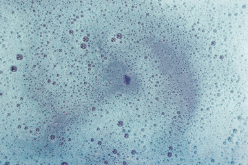 Soap bubbles background- suds liquid. Water abstract- pattern texture. Nature beauty- view top