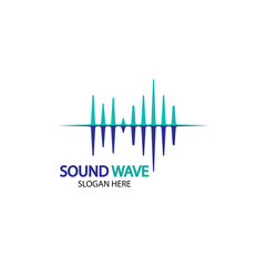 Sound waves vector illustration