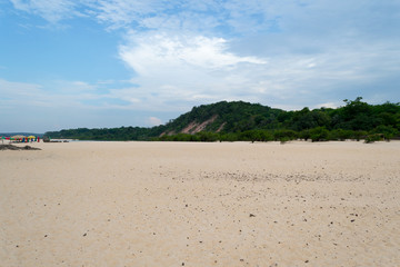 Tropical beach in the north of Brazil