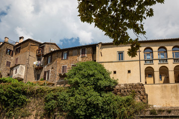 Fototapeta na wymiar a view of Sutri Ancient town, province of Viterbo, Lazio, Italy