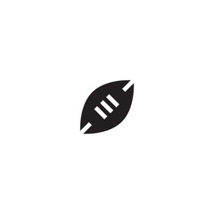 American football vector icon, sports ball symbol. Trendy Flat style for graphic design, Web site, UI. EPS10. - Vector illustration