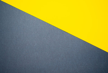 Bright yellow and denim blue cardboard background