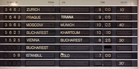 Split-flap (or just flap) display