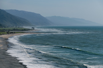 view of the coast at gentle annie in new zealand