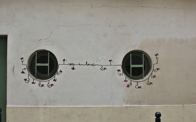 wall mounted on wall