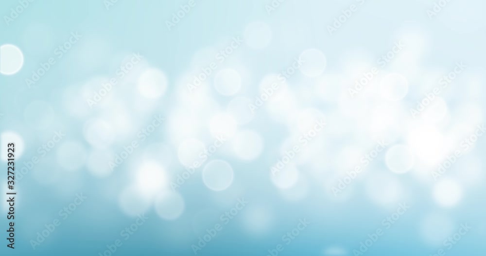 Aufkleber bokeh background, blue sky with circle glitter light blur. soft glowing snow vivid bright abstract e