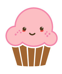 Cute Kawaii Cupcake