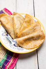 Mexican basket tacos called 