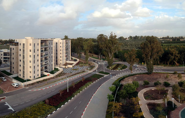 Areal photo of the Kerem neighborhood in Acre 