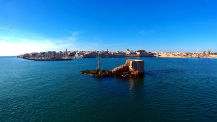 Island fort in the bay of Acre named island of flies 