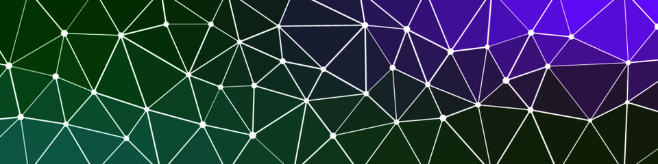 Abstract Low Polygon gradient Network Internet Generative Art background illustration Lowpoly