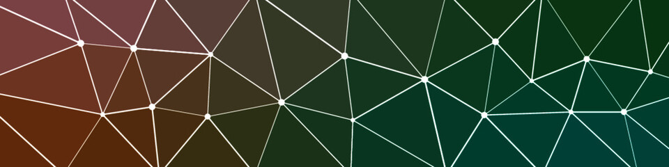 Abstract Low Polygon gradient dark Network Internet Generative Art background illustration Lowpoly