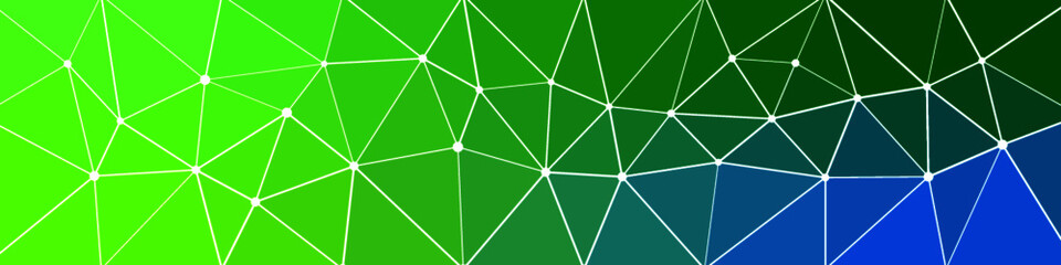 Fototapeta na wymiar Abstract Low Polygon gradient Network Internet Generative Art background illustration Lowpoly