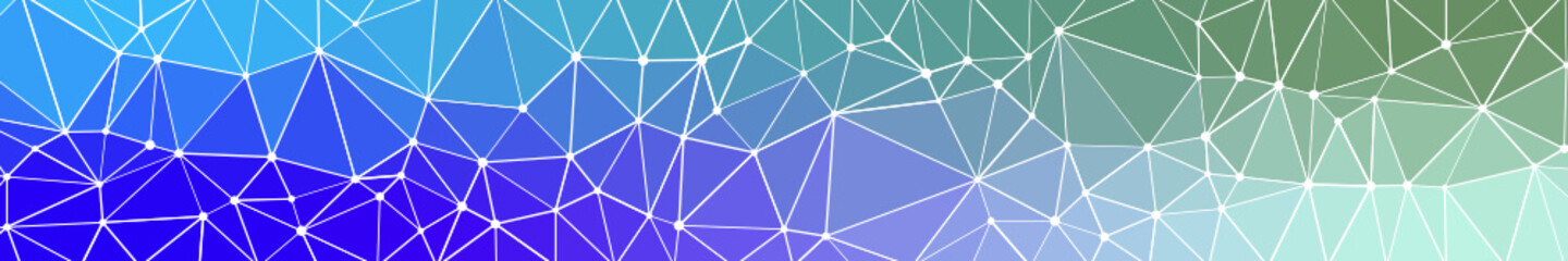 Abstract Low Polygon gradient Network Internet Generative Art background illustration Lowpoly