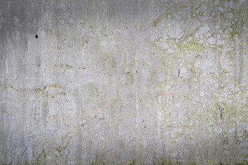 dirty concrete texture bnackground with green tint and copy space