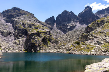Summer view of The Scary Lake,Rila Mountain, Bulgaria