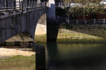 Bridge over the estuary of Bilbao