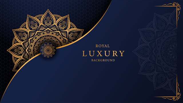 Luxury Mandala Background With Golden Arabesque Pattern Arabic Islamic Design