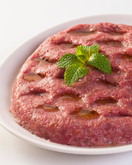 comida Árabe. kibe