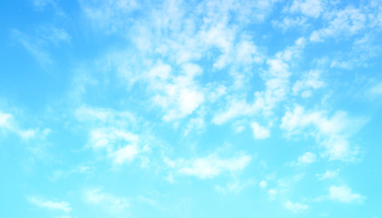 blue sky with beautiful natural white clouds	