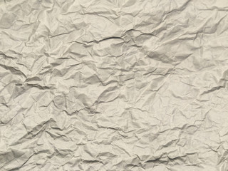 White crumpled paper texture background for Design with space.
