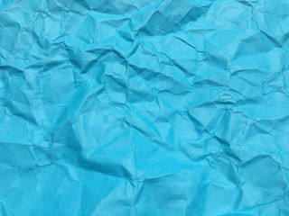 Obraz premium Modern blue crumpled paper texture background for Design.