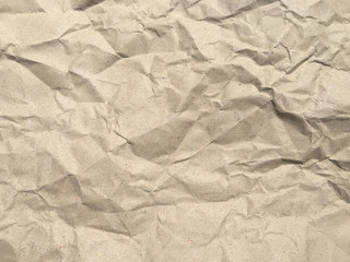 Wrinkled paper background with copy space for Design and work