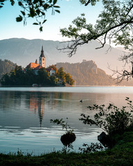 lake bled in slovenia