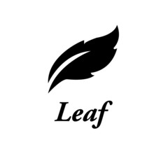 leaf icon vector - illustration