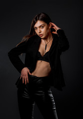 Fototapeta premium Young attractive woman