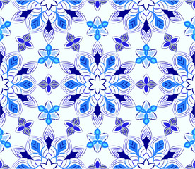 Ornamental mandala design abstract background