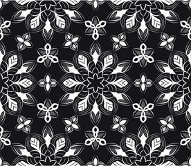 Ornamental mandala design abstract background