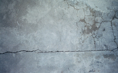 Cracked wall
