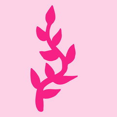 Set of flat flower icons in silhouette isolated on white. Simple retro designs in black and white.