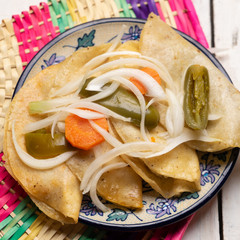 Mexican basket tacos called 