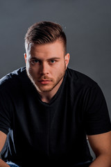 Fototapeta premium Attractive trendy man