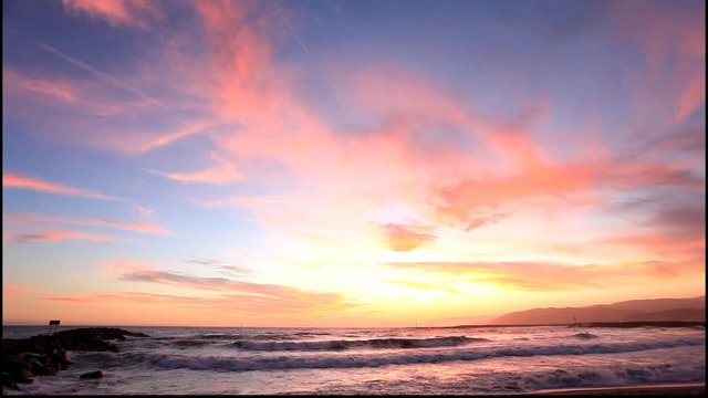 Tidal Waves on Shoreline 2
